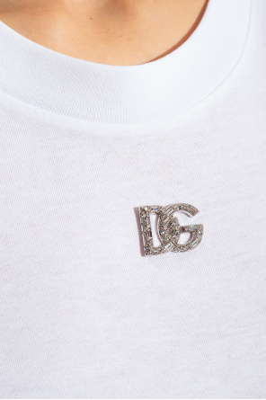 GenesinlifeShops Canada - White T - shirt with logo Dolce